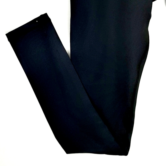 NWT FORWARD Joy Leggings Women's Size Small Black/Teal Polyester Yoga Athleisure - Picture 4 of 11